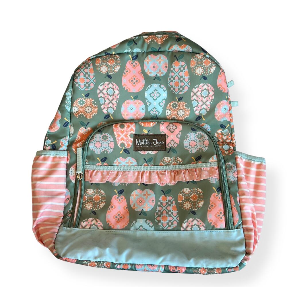 Matilda Jane Cece Apple Print Backpack